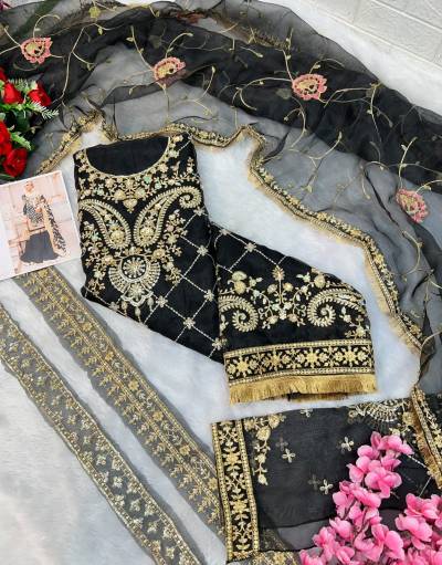 D.NO. 241A TO 241D BY DINSAA ORGANZA SALWAR KAMEEZ WHOLESALER IN INDIA